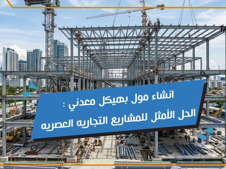 انشاء مول بهيكل معدني