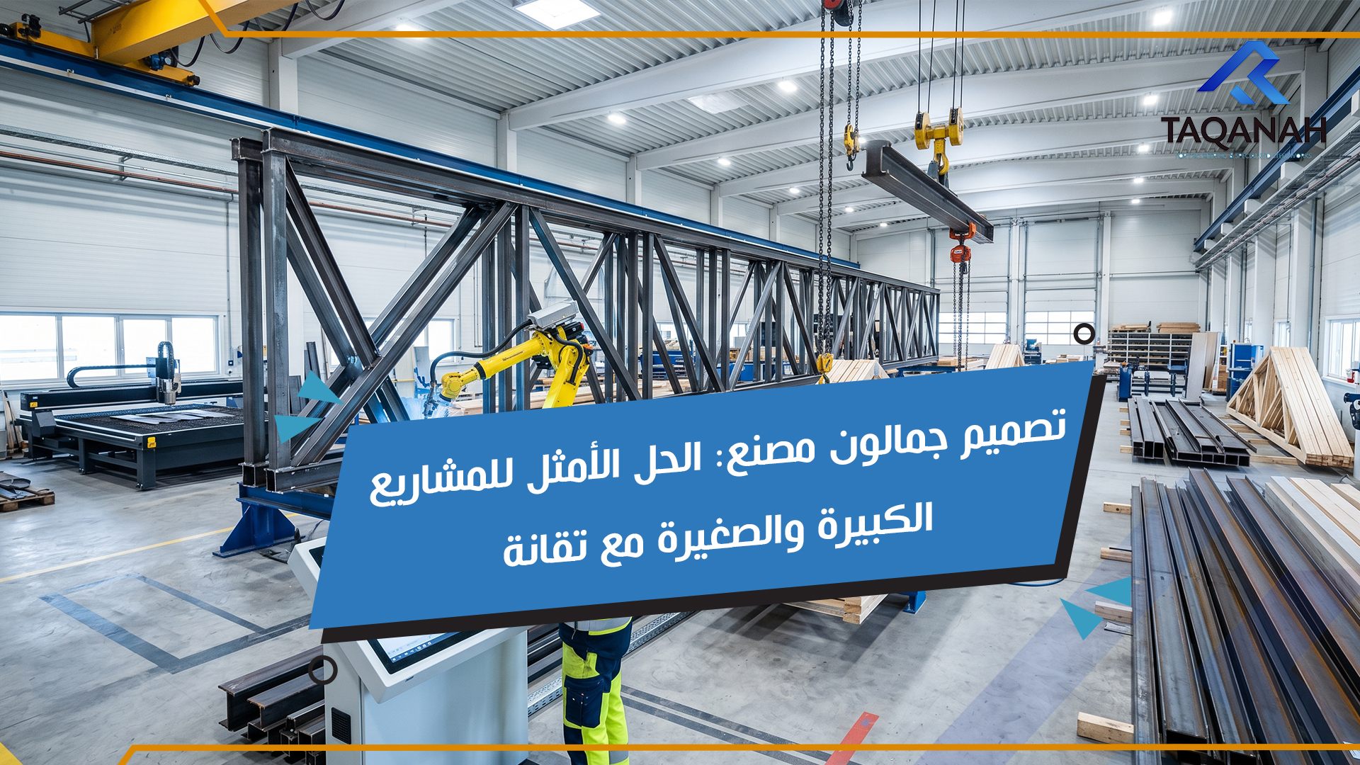 تصميم جمالون مصنع