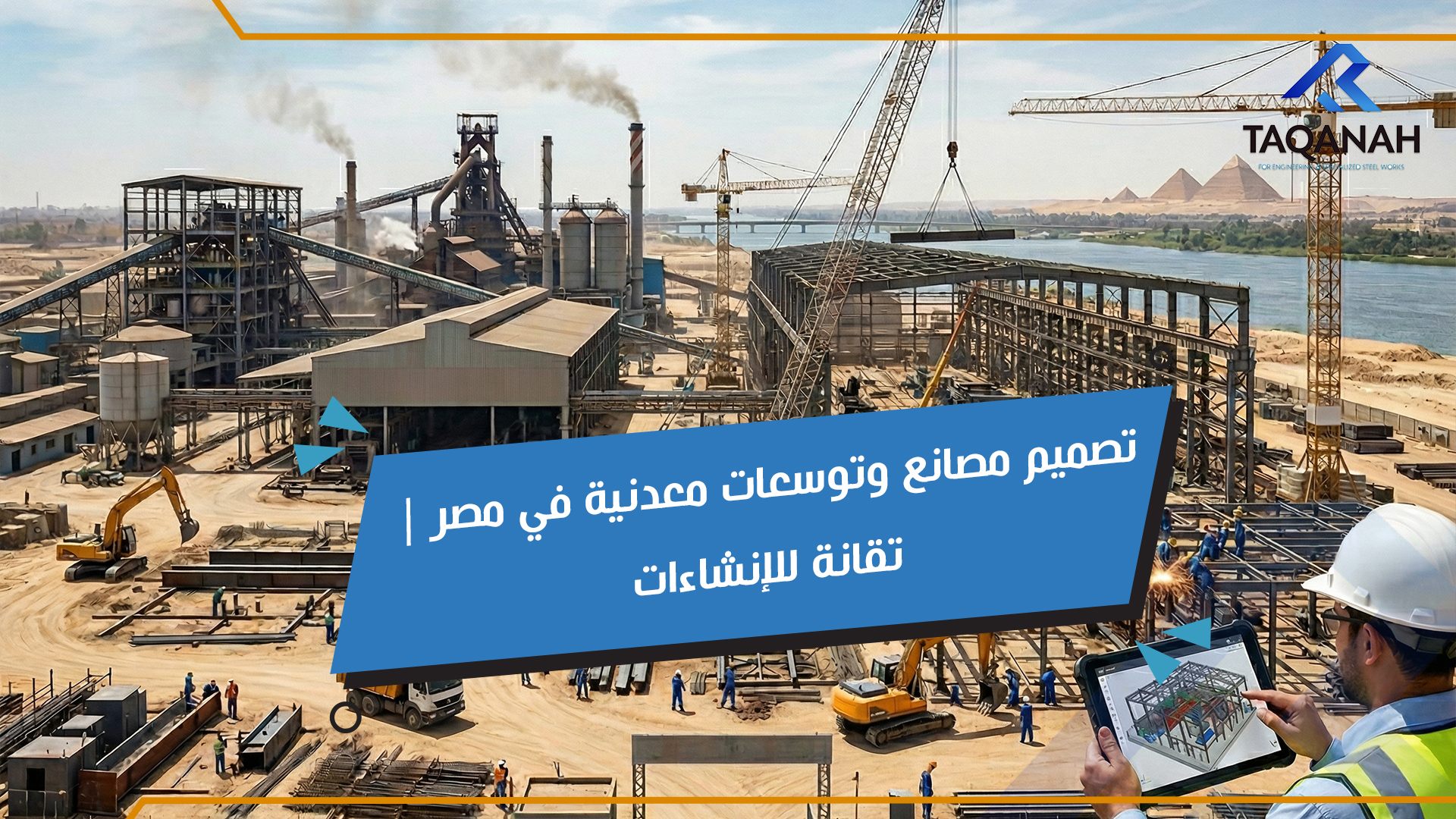 تصميم مصانع معدنية