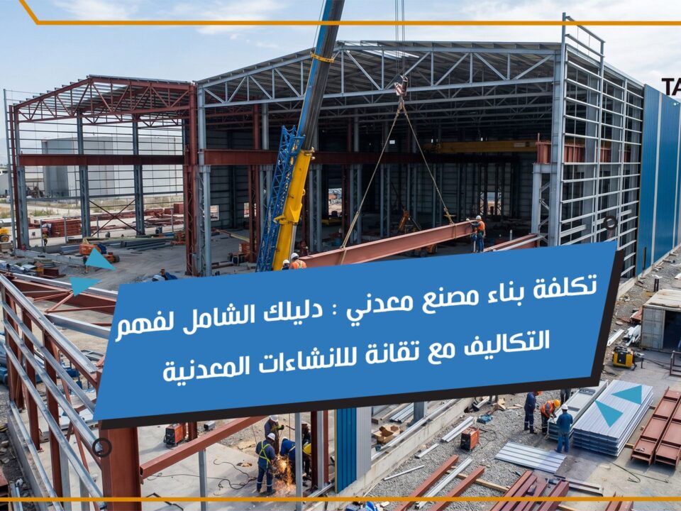 تكلفة بناء مصنع معدني